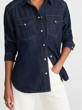 BONGO Dark Blue Denim Shirt